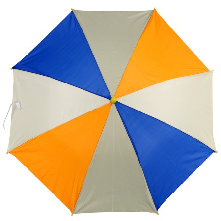 Rainbow umbrella, semi-automatic, with a whistle, r = 38cm, the color of mix-10
