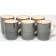 Elrington mugs “Airbrus. Light graphite ", 360 ml, 6 pcs