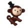 Figure eraser "Monkey", mix
