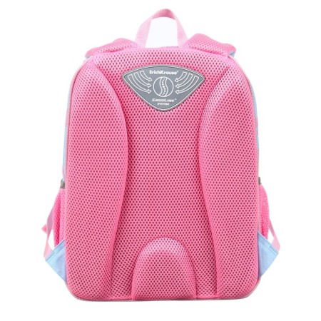 School backpack Erich Krause Ergoline 15l, 39 x 28 x 14 cm, ergonomic back, Pastel Princess 56780-5