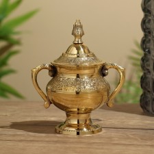 Sugar tower 12x7x15 cm, brass
