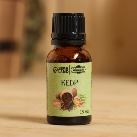 Essential oil "Cedar" in a box of 15 ml-1