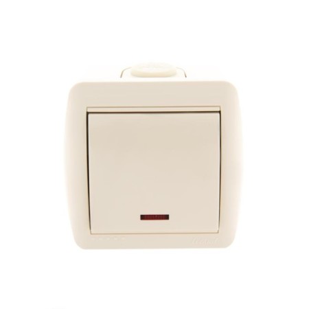 Switch Lezard 710-0300-111 NATA, OP, 10A, 1 key, color cream