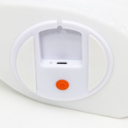 Nightnight "Snail" LED RGB USB AKB White 9x22x16cm Risalux-7