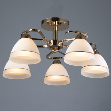 Causte "Fleur" 5he27 40W gold 57x57x25 cm Bayerlux-1