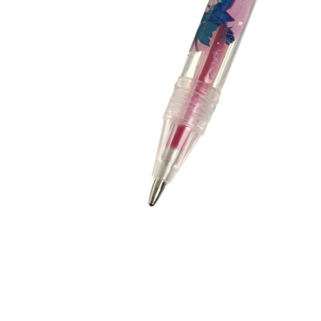 A set of gel pens, 18 colors, metallic, a body with a pattern, in a blister on a button-3