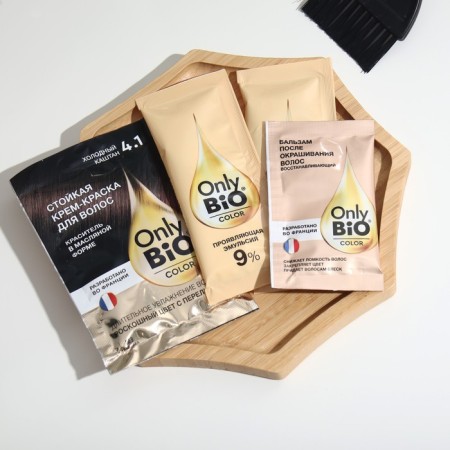 Persistent Cream for Hair Cream in the Only Bio Color series tone 4.1 Cold chestnut, 115 ml-2