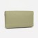 Women's wallet on magnets, green color