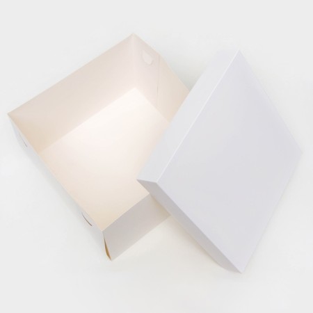 The box is folding, cover is, white, 30 x 30 x 20 cm-2
