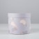 Gift round, packaging, "delicate", 14 x 16 cm