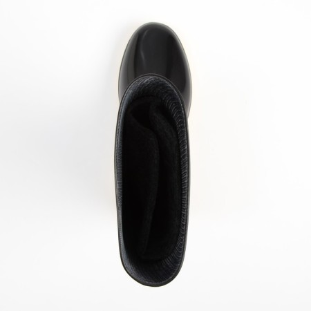 Women's rubber boots, black+yellow, size 36-3