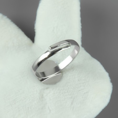 The needle-ring "Bunny", 4.5 × 5.5 × 4 cm, white color-2