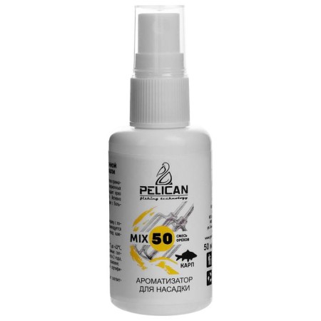 Pelican Mix 50 DIP spray, carp, nut mixture, 50 ml