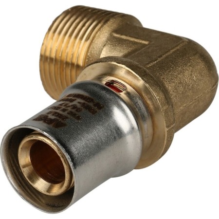 STOUT SFP-0011-003420, 3/4 "x 20 mm, external threads, transitional, brass