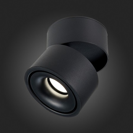 Ceiling lamp ST LUCE. ST652.432.12. 1x12 W, LED, 3000K, 1000 LM, 10x10x10.5 cm, black color-2