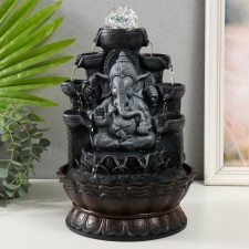 The desktop fountain from the network, the backlight 