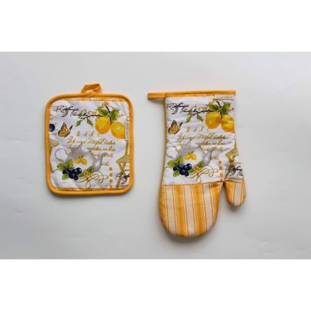 Kitchen set No. 10: Take, mittens, towel 38x63 cm-2