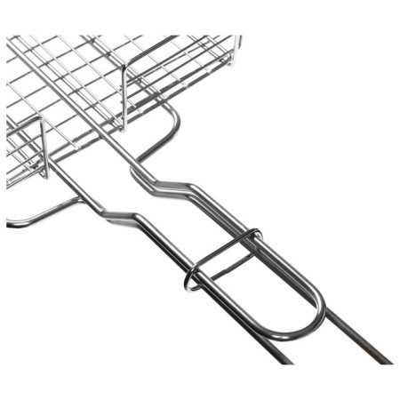 Ground grill Universal Maclay, 20x20 cm, stainless steel, for barbecue-13
