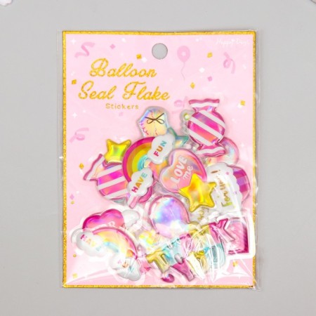 Plastic sticker air "Pictures" 0.6x9.8x13.3 cm-3