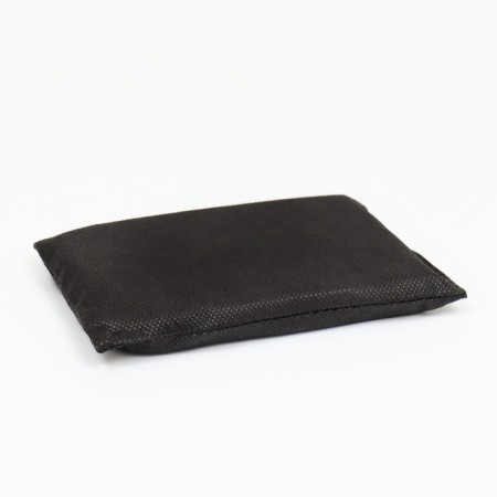 Snails mat, spanbond+foam rubber, 10 x 15 cm, black