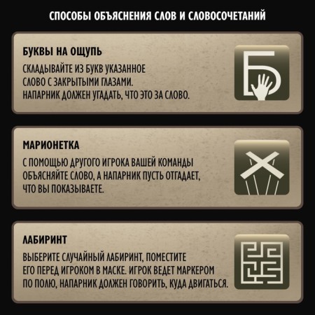 Board game for explanation of the words "Blackout", 120 cards, 12+-7