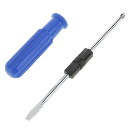 Combined screwdriver 2 in 1 "Service Key", SL6 x 75 mm, plastic handle-1