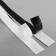 A set of adhesive -based Velcro, 20 mm × 23 ± 1 cm, 2 pcs, black/white color