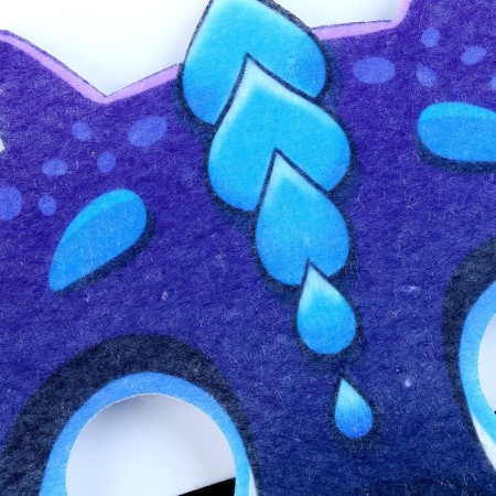 Carnival mask "Fury", felt-1