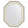 EvoFORM mirror in the baguette frame, 78 mm, 59x74 cm, white skin with chromium