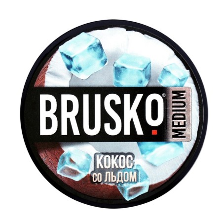 Brusko Coconut Nicotine Mixta "Cos with Ice", 50 g, Medium-1