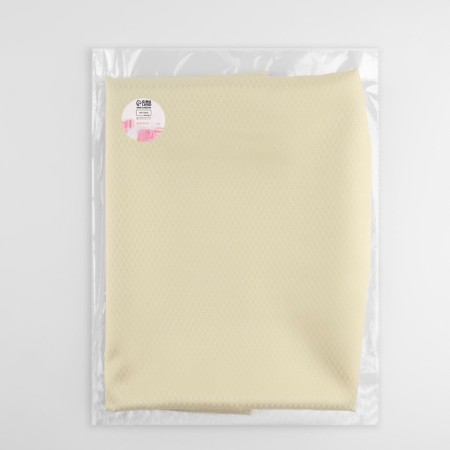 Lining fabric "rhombus", 100 % polyester, 1 × 1.4 m, milk color-8