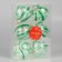 Set of balls plastic D-6 cm, 6 pcs "Arian" green