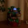 Fountain "Barrels under a tree with a mill on stones" 25x15 cm (with backlight)