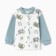 Nursery blouse, white color/elephants, height 56 ​​cm