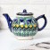 Rishtan ceramics "Patterns", 1000 ml, blue