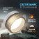Lamp Built -in era DK97, IP20, 15W, 88x65 mm, chrome color/black