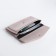 Women's wallet on the button, lilac color
