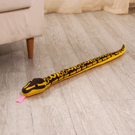 Soft toy "Snake", 90 cm, yellow spots-3
