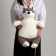 Soft toy "Husky", 50 cm, gray-white color