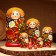 Nesting doll 7-doll "Asya", 20-22 cm