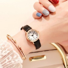 Women's watch, d-2.6 cm, gold