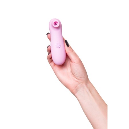 Vacuum-wave stimulator of the Eromantica Jummy clitoris, 12.5 cm, plastic, pink color-9