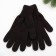 Female gloves, black color, size 18