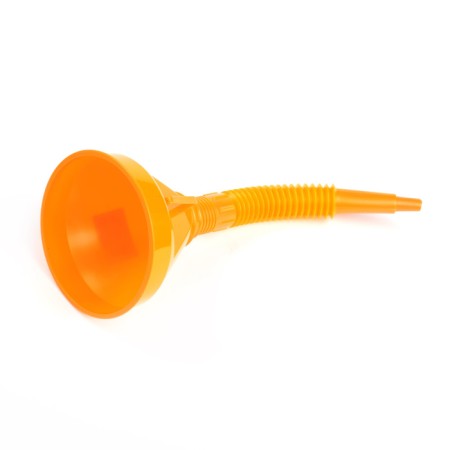 Funnel for fuel and lubricants with a grid, diameter 145 mm, height 340 mm, orange-2