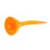 Funnel for fuel and lubricants with a grid, diameter 145 mm, height 340 mm, orange