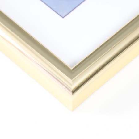 Photo frame plastic "Rainbow" 15x21 cm, gold-3