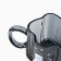 New Year. Glass mug "Happy New Year!", 260 ml