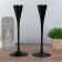 Glass "Narrow glass" Black set 2 pcs 28.5x10.5x10.5 cm