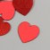 Decor for creativity "hearts" 3 cm (set 10 pcs)
