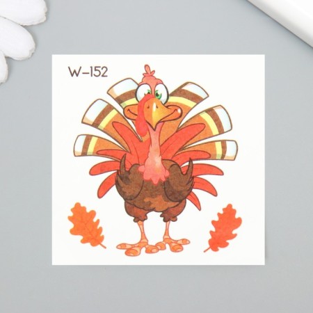 Tattoo on the body color "turkey" mix 6x6 cm-1